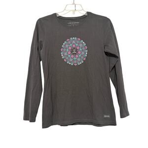 Life is Good Women's L/S Crusher Tee, Size M